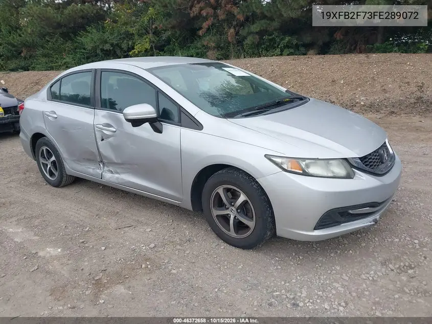 HONDA CIVIC 2015, VIN 19XFB2F73FE289072