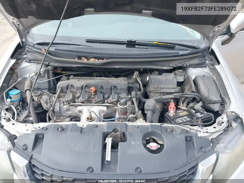 2015 HONDA CIVIC VIN 19XFB2F73FE289072 — фото 10