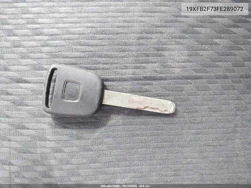 2015 HONDA CIVIC VIN 19XFB2F73FE289072 — фото 11