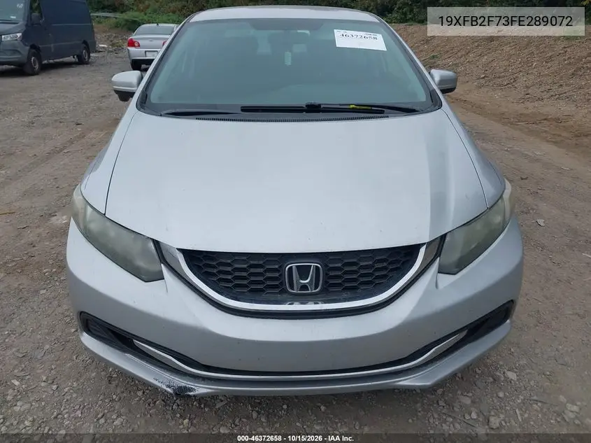2015 HONDA CIVIC VIN 19XFB2F73FE289072 — фото 12
