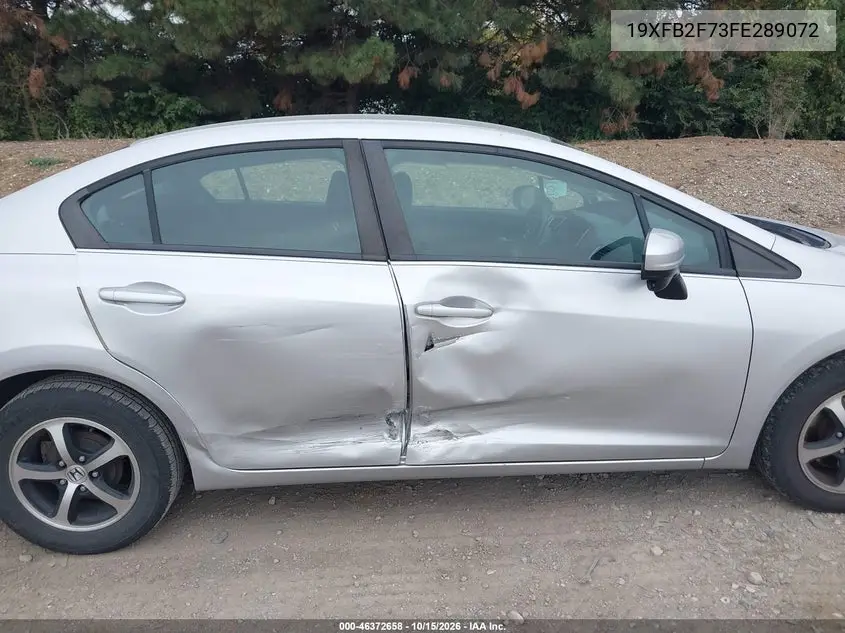 2015 HONDA CIVIC VIN 19XFB2F73FE289072 — фото 13