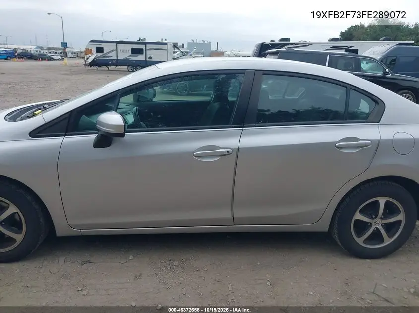 2015 HONDA CIVIC VIN 19XFB2F73FE289072 — фото 14