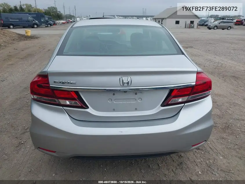 2015 HONDA CIVIC VIN 19XFB2F73FE289072 — фото 16