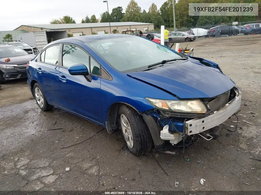 HONDA CIVIC 2015, VIN 19XFB2F54FE201239
