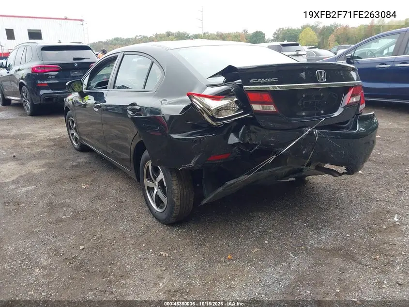 2015 HONDA CIVIC VIN 19XFB2F71FE263084 — фото 3