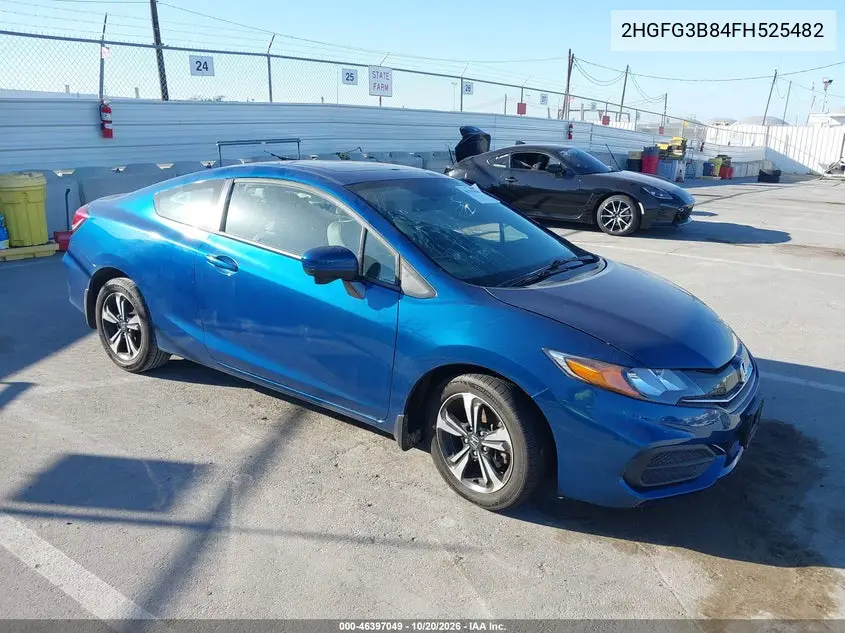 HONDA CIVIC 2015, VIN 2HGFG3B84FH525482