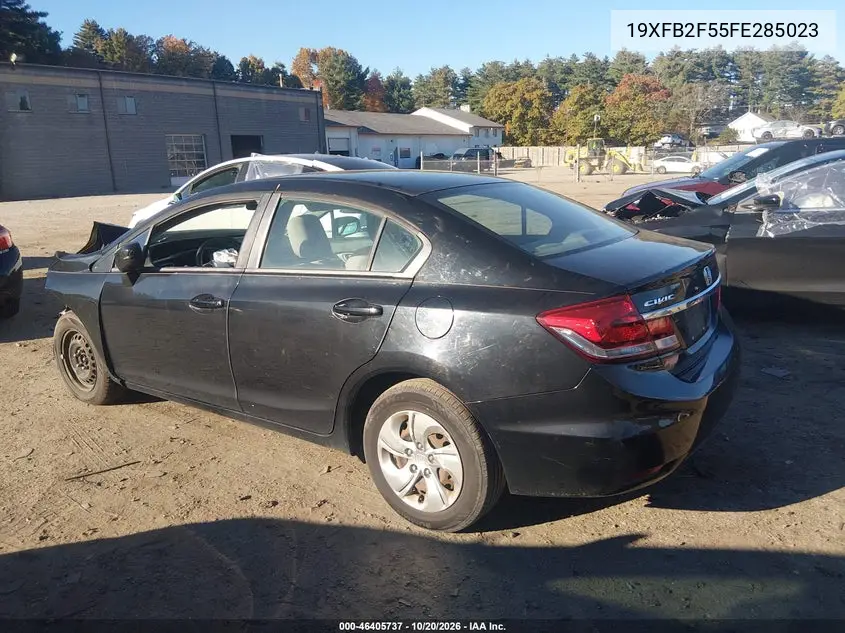 2015 HONDA CIVIC VIN 19XFB2F55FE285023 — фото 3