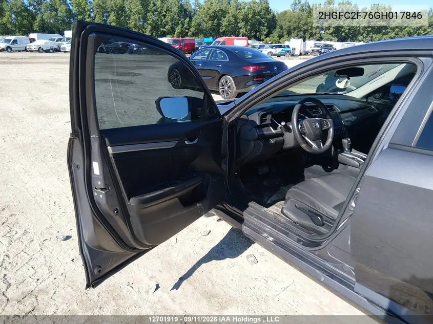 2016 HONDA CIVIC VIN 2HGFC2F76GH017846 — фото 19