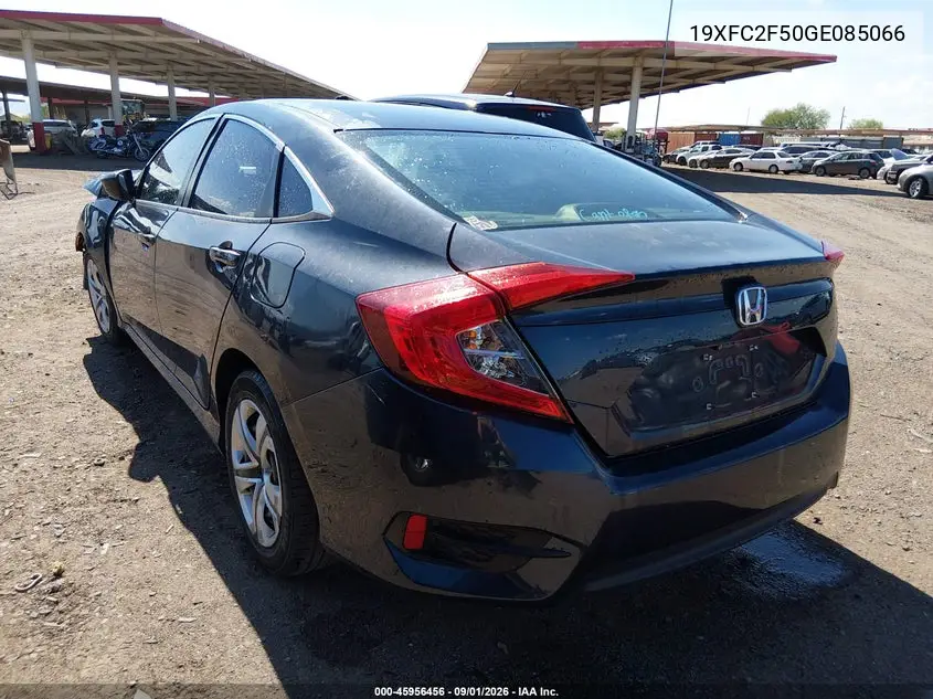 2016 HONDA CIVIC VIN 19XFC2F50GE085066 — фото 3