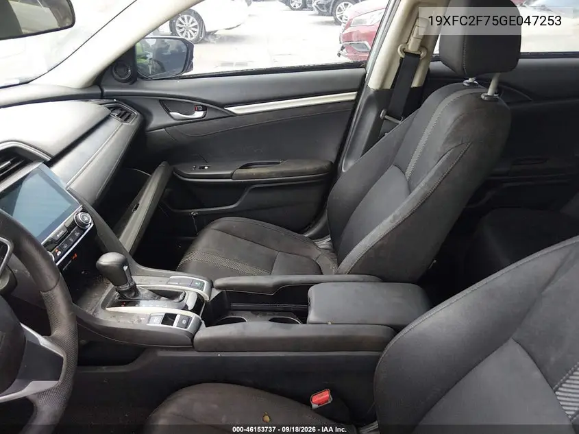 2016 HONDA CIVIC VIN 19XFC2F75GE047253 — фото 5