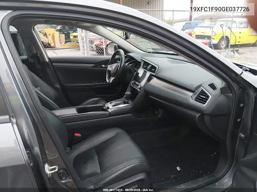 2016 HONDA CIVIC VIN 19XFC1F90GE037726 — фото 5