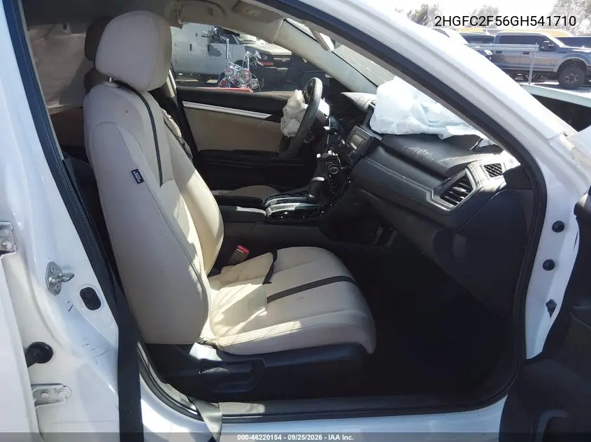 2016 HONDA CIVIC VIN 2HGFC2F56GH541710 — фото 5