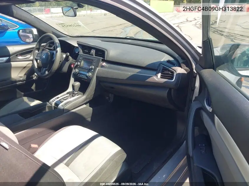 2016 HONDA CIVIC VIN 2HGFC4B09GH313822 — фото 5