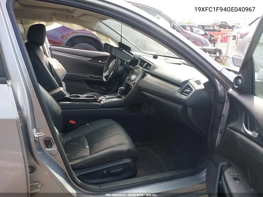 2016 HONDA CIVIC VIN 19XFC1F94GE040967 — фото 5