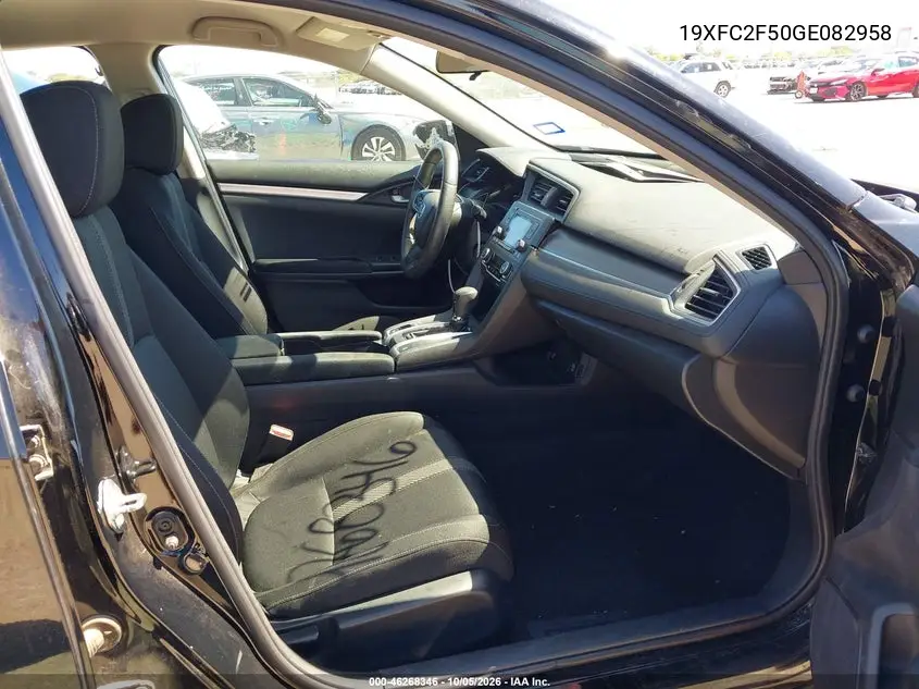 2016 HONDA CIVIC VIN 19XFC2F50GE082958 — фото 5
