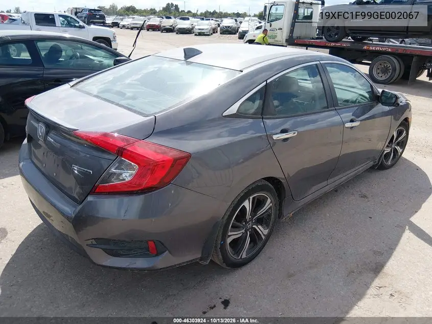 2016 HONDA CIVIC VIN 19XFC1F99GE002067 — фото 4