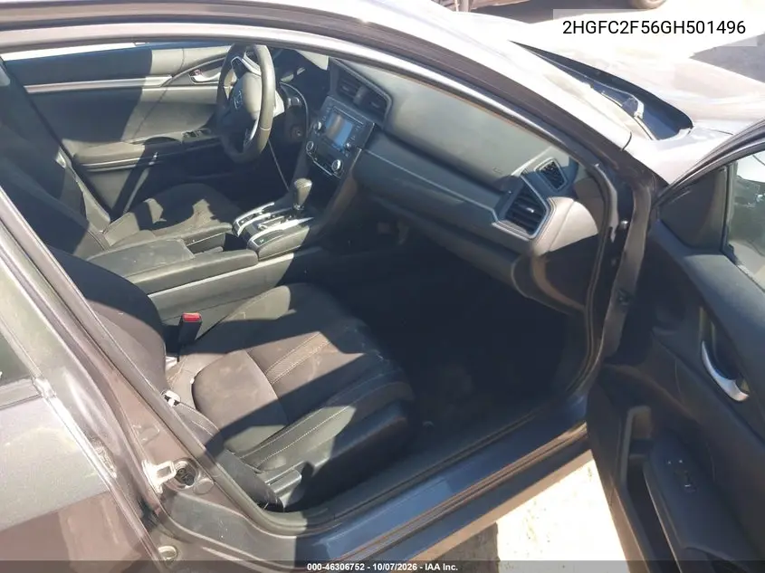 2016 HONDA CIVIC VIN 2HGFC2F56GH501496 — фото 5