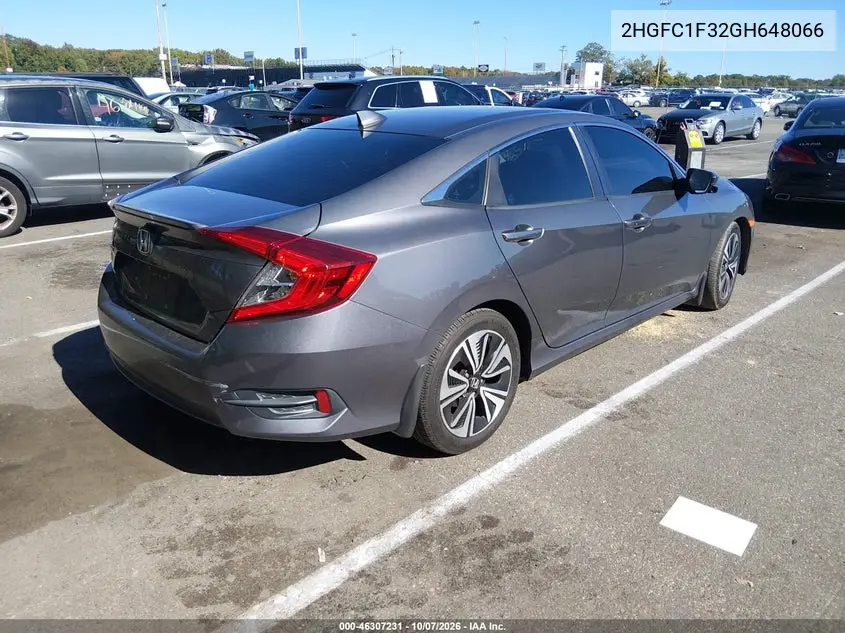 2016 HONDA CIVIC VIN 2HGFC1F32GH648066 — фото 4