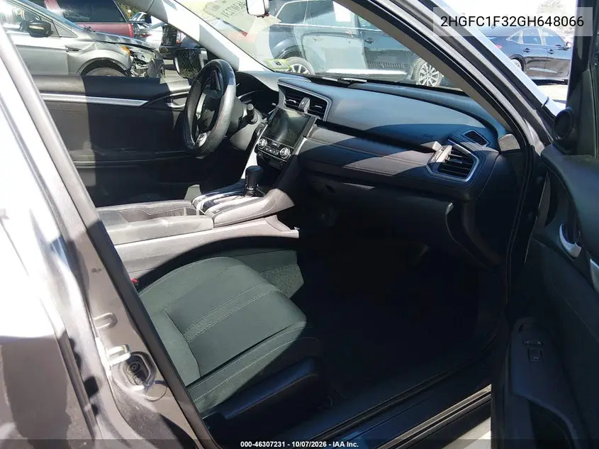 2016 HONDA CIVIC VIN 2HGFC1F32GH648066 — фото 5