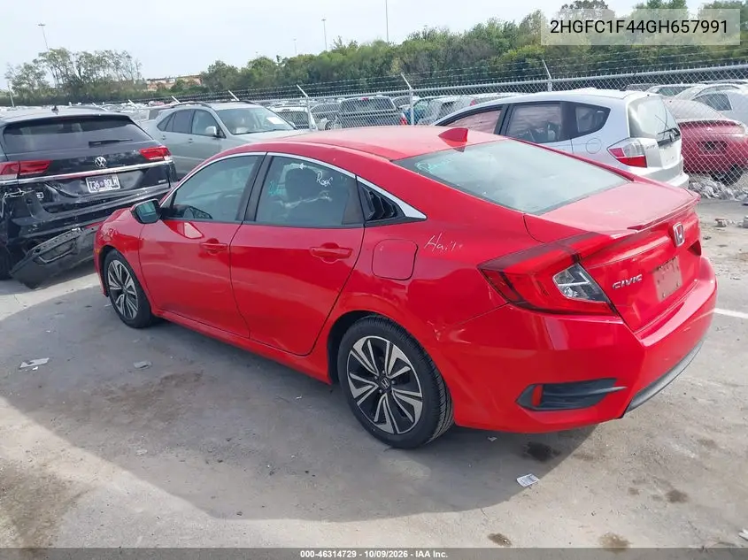 2016 HONDA CIVIC VIN 2HGFC1F44GH657991 — фото 3