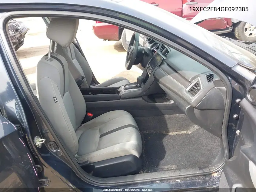 2016 HONDA CIVIC VIN 19XFC2F84GE092385 — фото 5