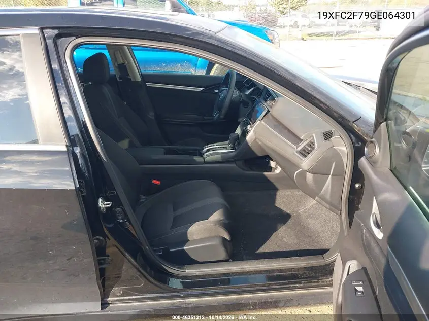2016 HONDA CIVIC VIN 19XFC2F79GE064301 — фото 5