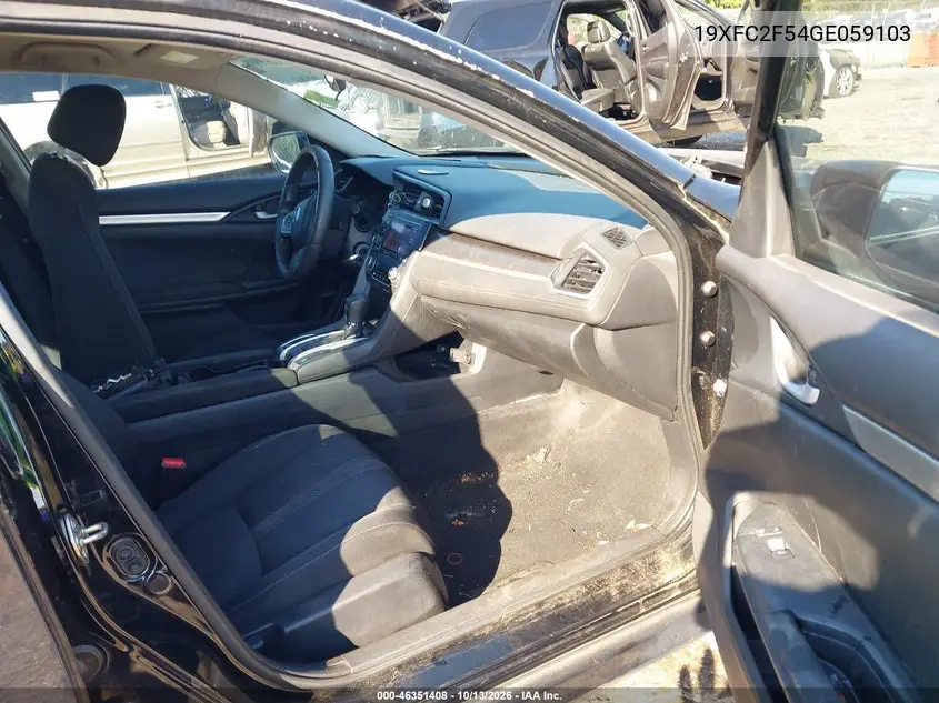 2016 HONDA CIVIC VIN 19XFC2F54GE059103 — фото 5
