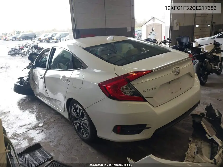 2016 HONDA CIVIC VIN 19XFC1F32GE217382 — фото 3