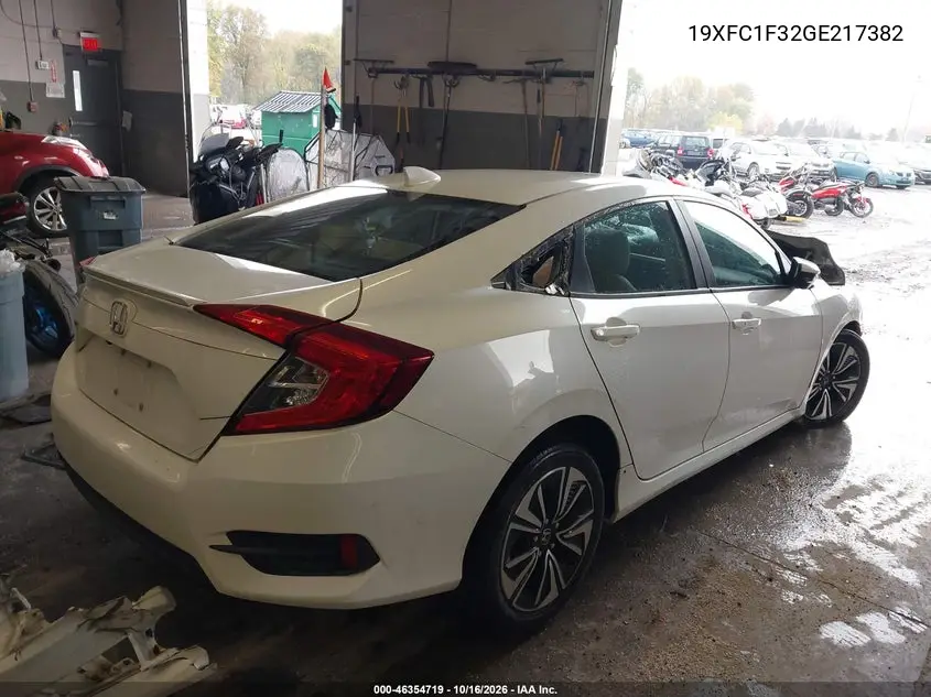 2016 HONDA CIVIC VIN 19XFC1F32GE217382 — фото 4
