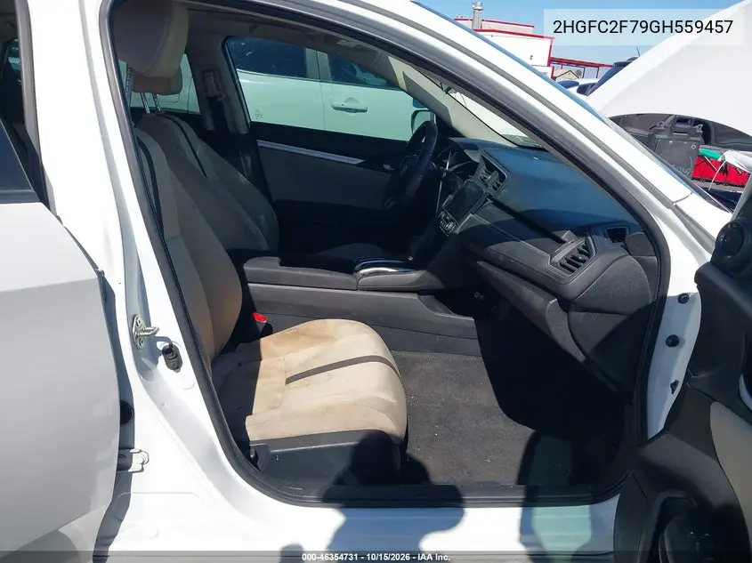 2016 HONDA CIVIC VIN 2HGFC2F79GH559457 — фото 5