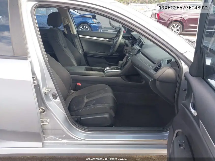2016 HONDA CIVIC VIN 19XFC2F57GE048922 — фото 5