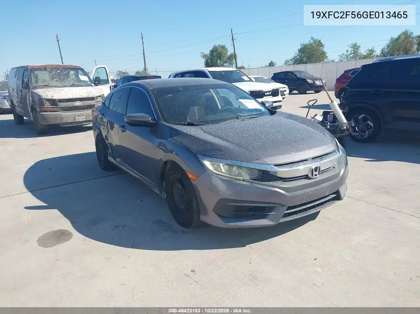 HONDA CIVIC 2016, VIN 19XFC2F56GE013465