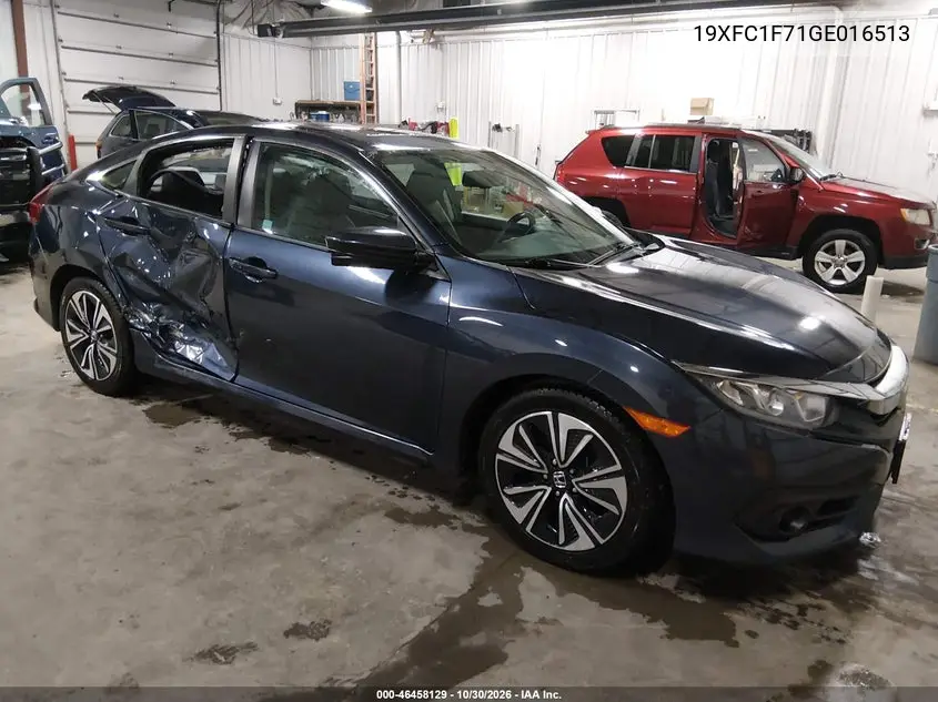 HONDA CIVIC 2016, VIN 19XFC1F71GE016513