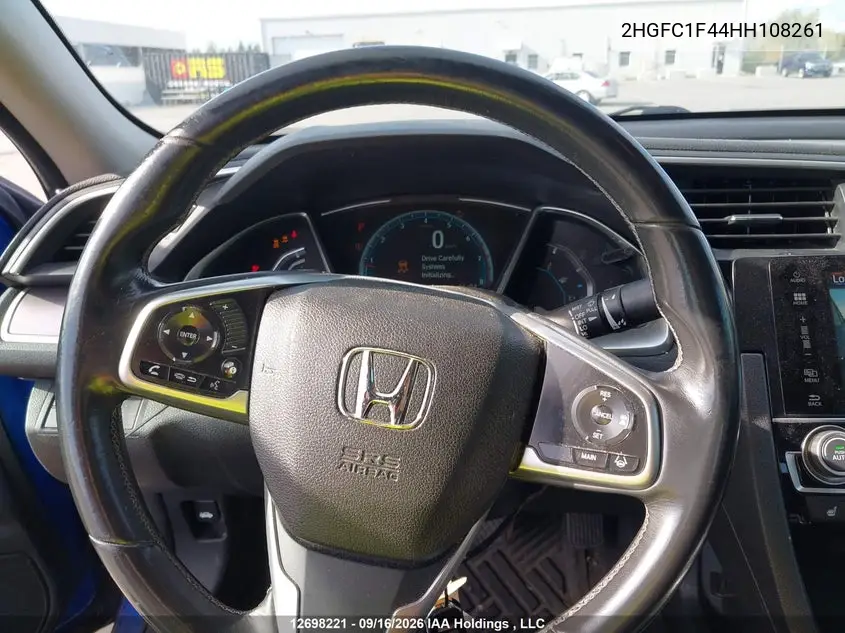 2017 HONDA CIVIC VIN 2HGFC1F44HH108261 — фото 21