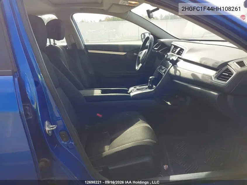 2017 HONDA CIVIC VIN 2HGFC1F44HH108261 — фото 5