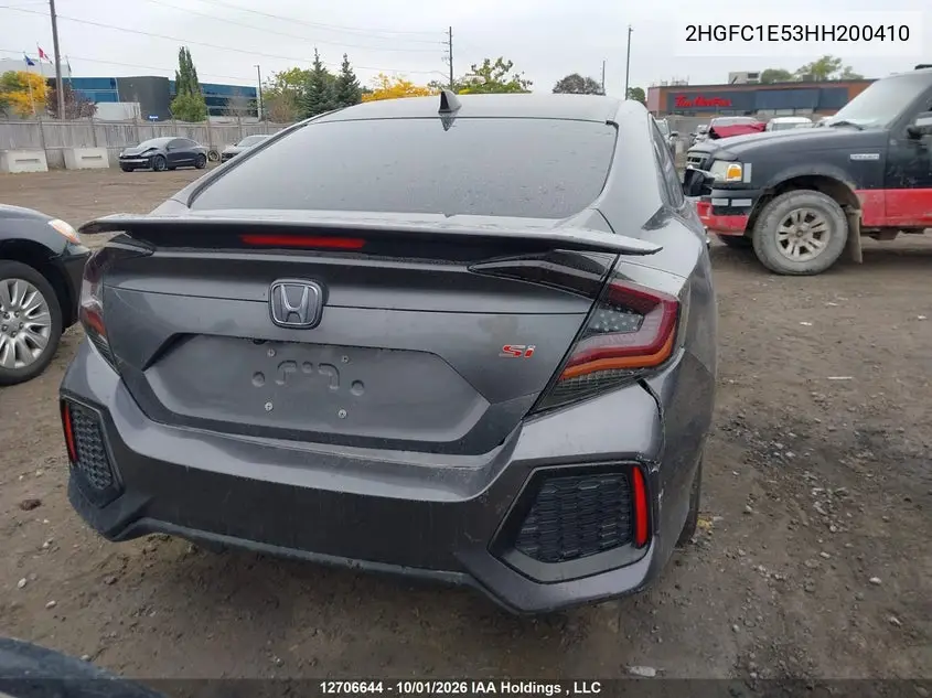 2017 HONDA CIVIC VIN 2HGFC1E53HH200410 — фото 16