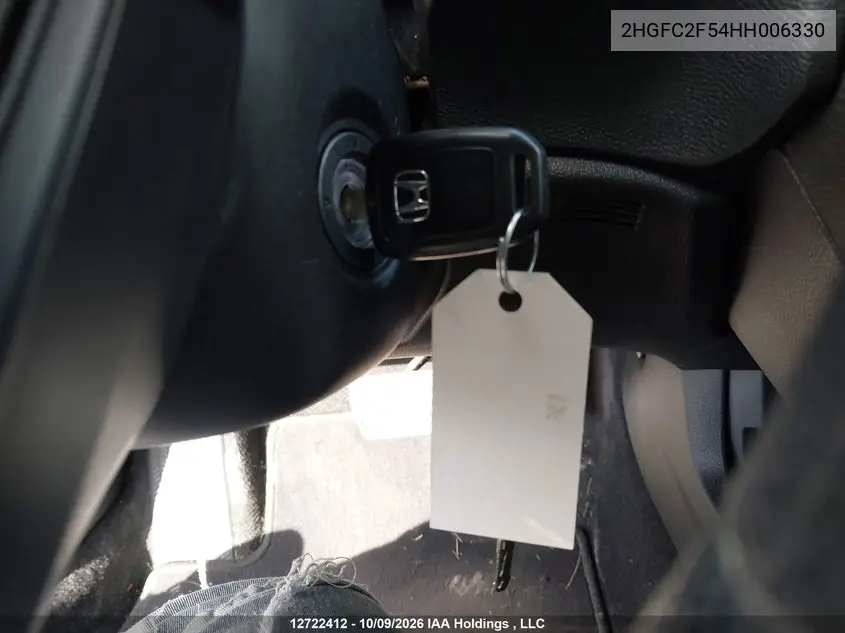 2017 HONDA CIVIC VIN 2HGFC2F54HH006330 — фото 11