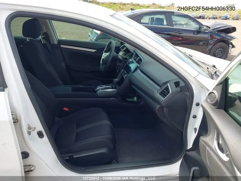 2017 HONDA CIVIC VIN 2HGFC2F54HH006330 — фото 5