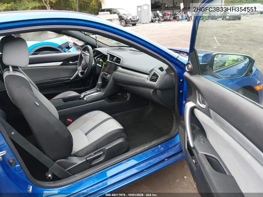 2017 HONDA CIVIC VIN 2HGFC3B33HH354551 — фото 5