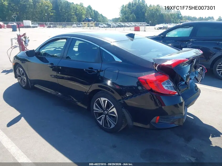 2017 HONDA CIVIC VIN 19XFC1F75HE007301 — фото 3