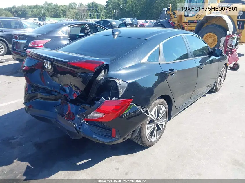 2017 HONDA CIVIC VIN 19XFC1F75HE007301 — фото 4
