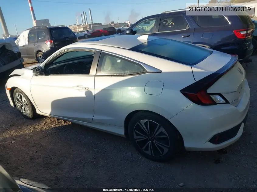 2017 HONDA CIVIC VIN 2HGFC3B37HH362359 — фото 14