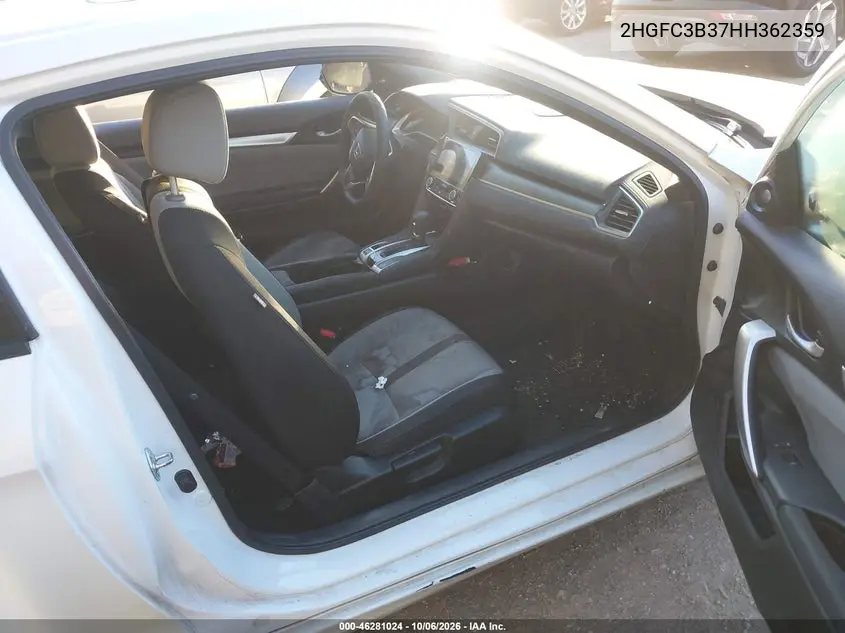 2017 HONDA CIVIC VIN 2HGFC3B37HH362359 — фото 5