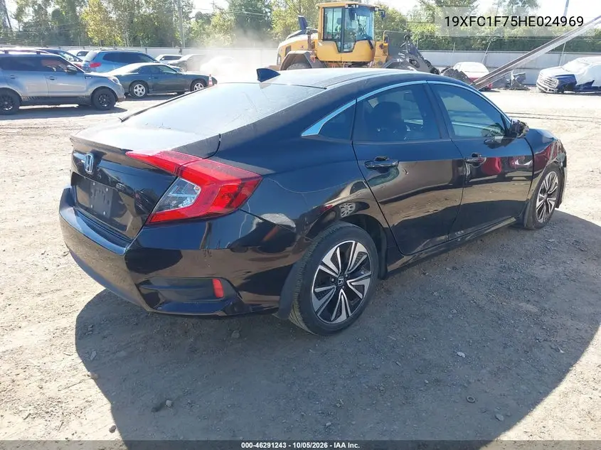 2017 HONDA CIVIC VIN 19XFC1F75HE024969 — фото 4