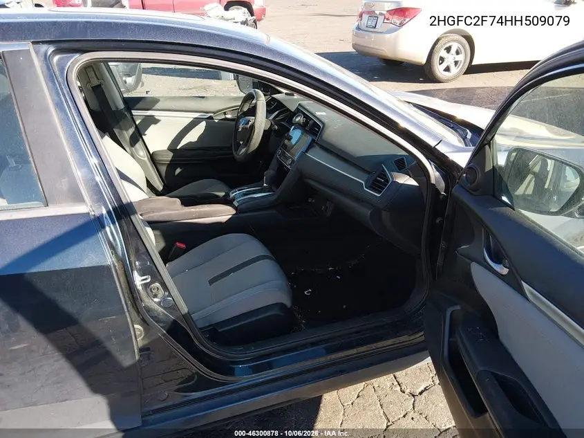 2017 HONDA CIVIC VIN 2HGFC2F74HH509079 — фото 5