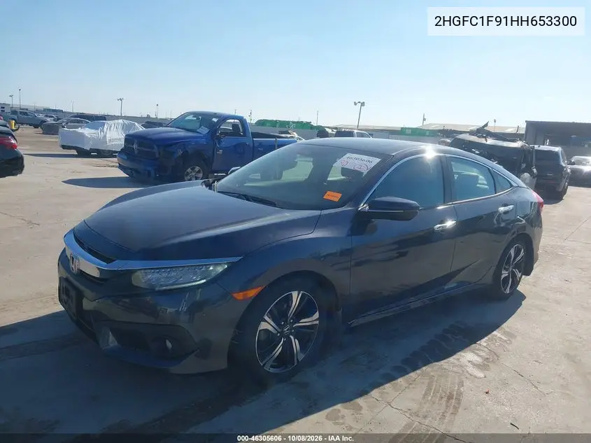 2017 HONDA CIVIC VIN 2HGFC1F91HH653300 — фото 2