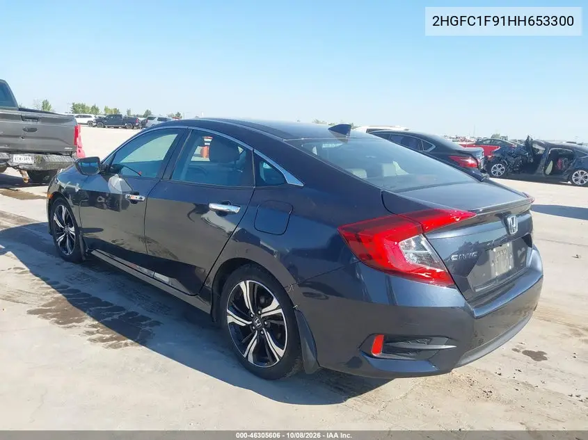 2017 HONDA CIVIC VIN 2HGFC1F91HH653300 — фото 3