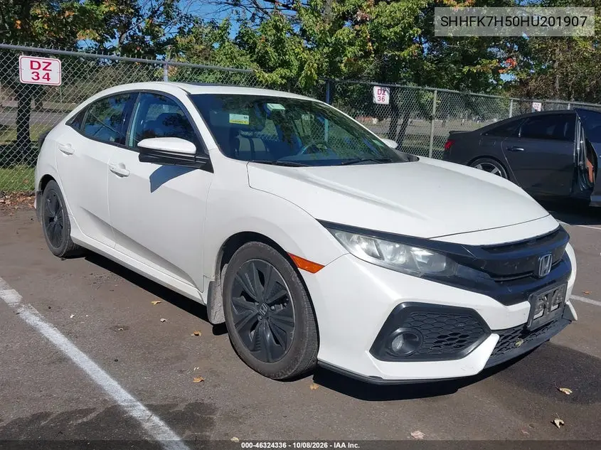 HONDA CIVIC 2017, VIN SHHFK7H50HU201907