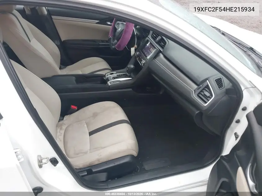 2017 HONDA CIVIC VIN 19XFC2F54HE215934 — фото 5