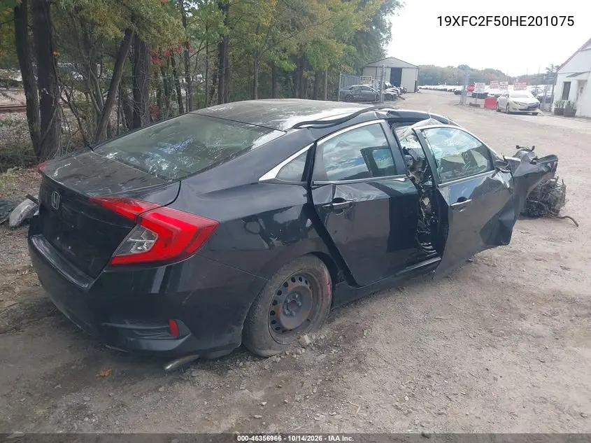 2017 HONDA CIVIC VIN 19XFC2F50HE201075 — фото 4